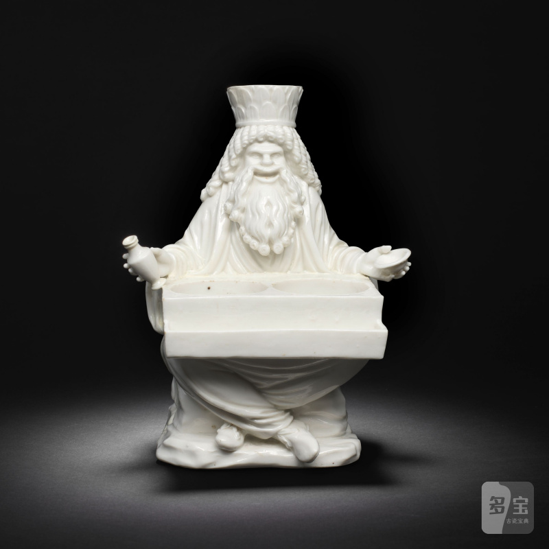 A very rare Capodimonte white figure of Zeus Serapis, circa 1755 - 图6